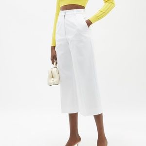 DOLCE & GABBANA Cropped gabardine trousers. Size -IT40